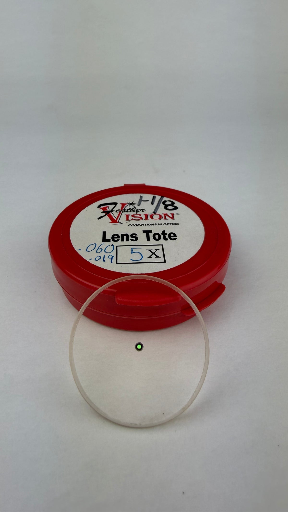 Feather Vision VerdePlus DSA glass scope lens 1-1/8 inch