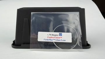 New Feather Vision VerdePlus glass scope lens 1-3/8 inch +.75 diopter in unopened package