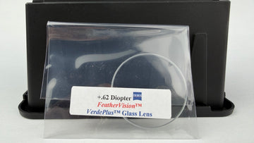 New Feather Vision VerdePlus glass scope lens 1-3/8 inch +.62 diopter in unopened package