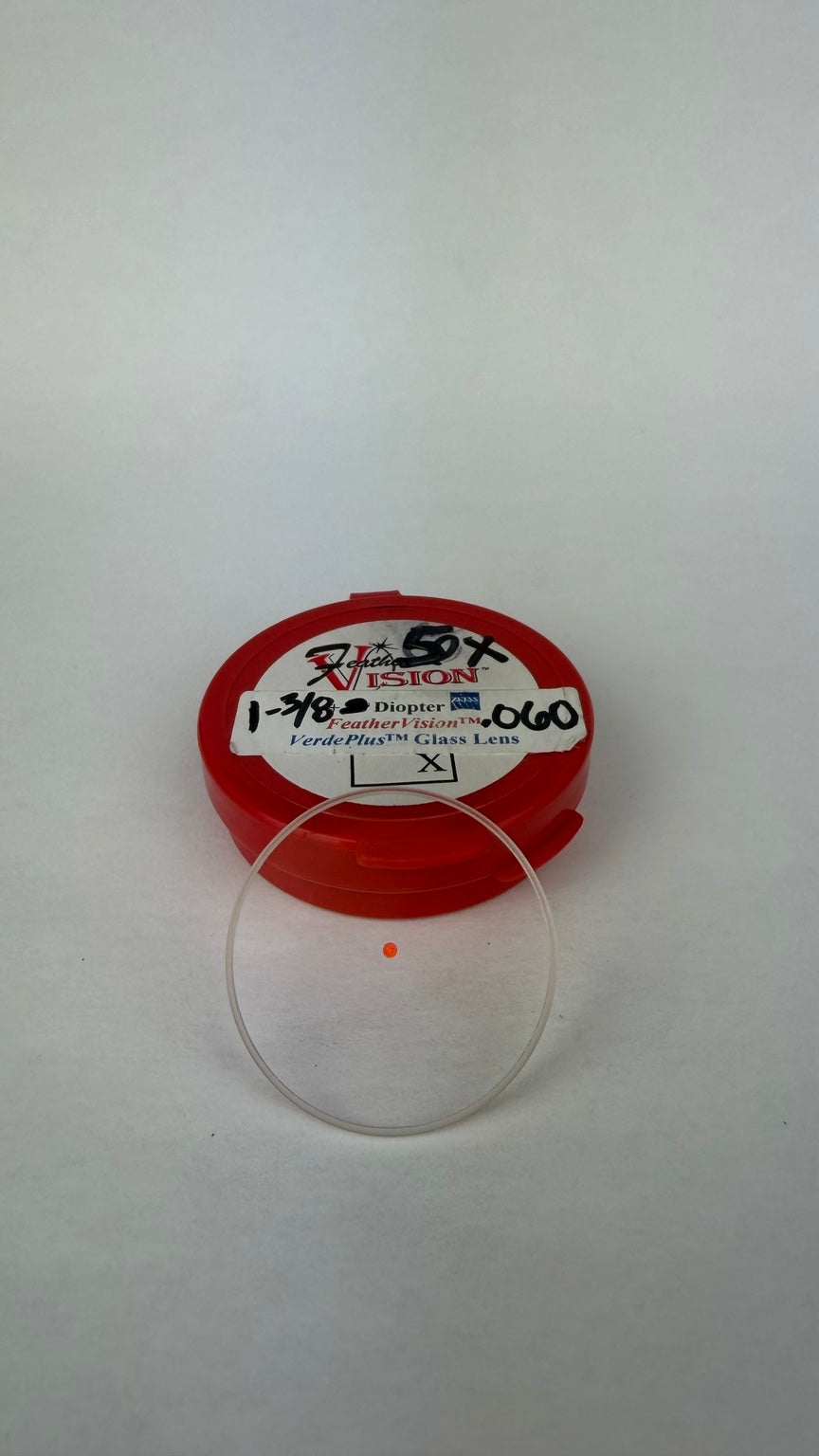 Feather Vision VerdePlus glass scope lens 1-3/8 inch
