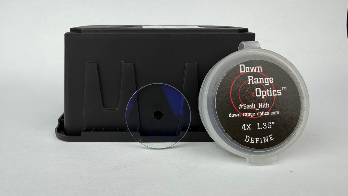 Down Range Optics Define 4X polycarbonate scope lens 1.35 inch