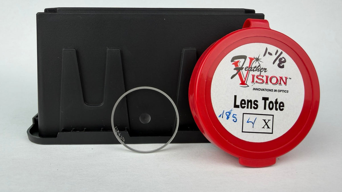 Feather Vision Verde glass scope lens 1-1/8 inch .5 diopter .185 inch scribe