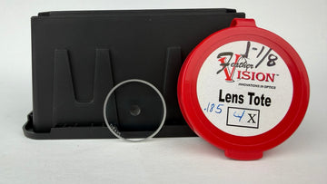 Feather Vision VerdePlus glass scope lens 1-1/8 inch .5 diopter .185 inch scribe