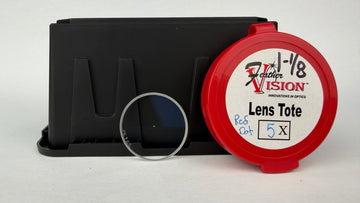 Feather Vision VerdePlus glass scope lens 1-1/8 inch .62 diopter small centering scribe