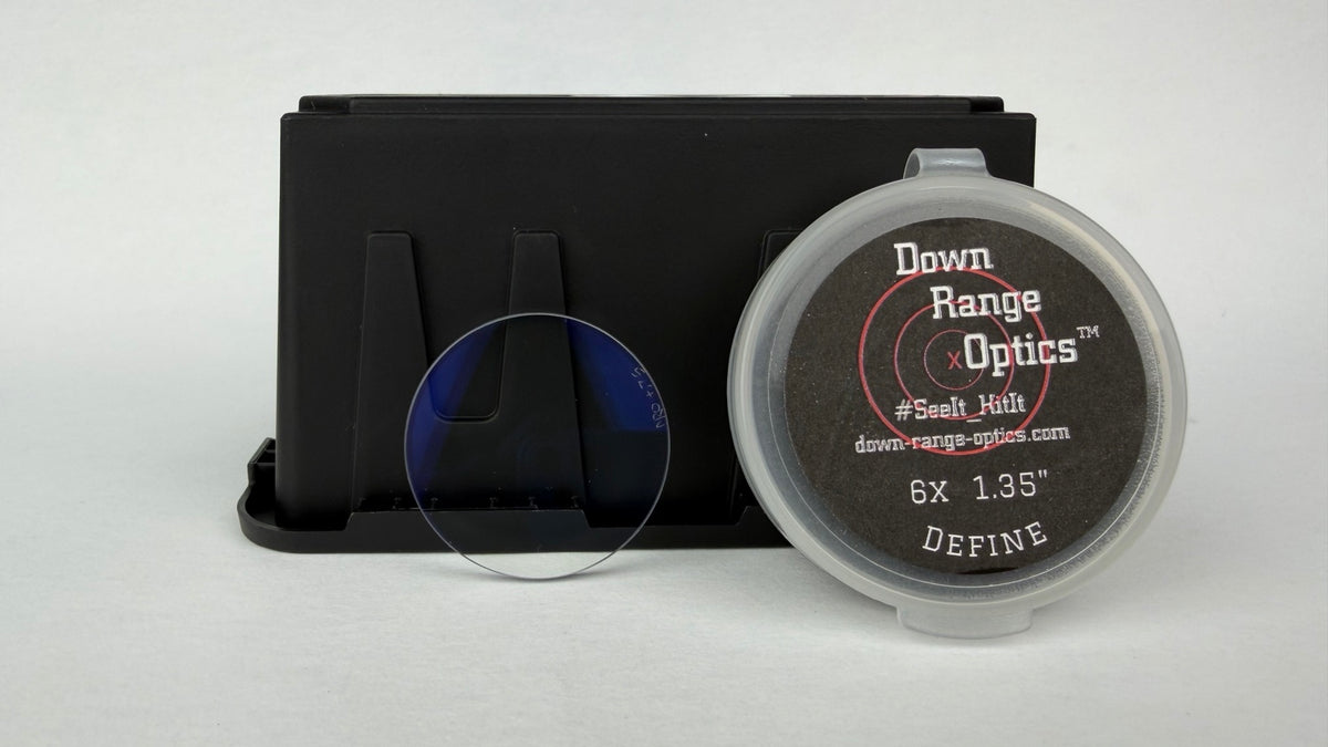 Down Range Optics Define polycarbonate scope lens 6X 1.35 inch
