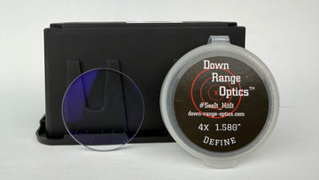 Down Range Optics Define polycarbonate scope lens 4X 1.580 inch
