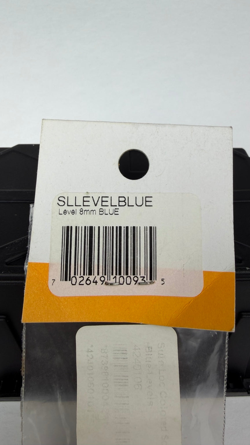 Sure-Loc 8mm blue level packaging label