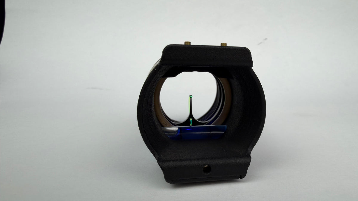 UltraView archery scope with .019 inch fiber light kit