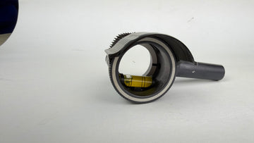 Axcel AV-25 archery scope with Feather Vision Verde +.50 diopter lens and scope shade