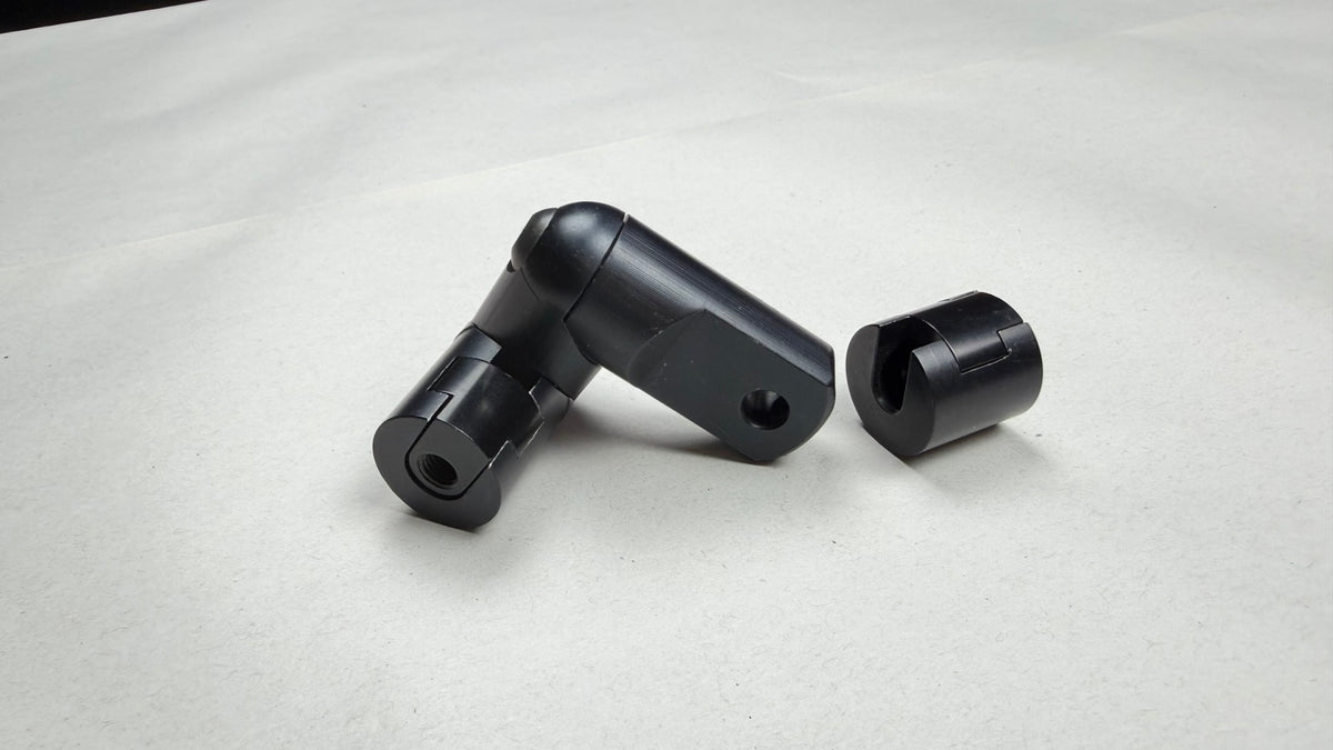 Adjustable side stabilizer mount with front stabilizer quick disconnect