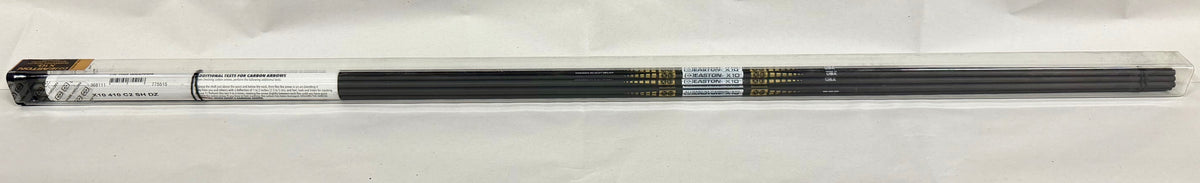 Easton X10 410 spine arrow shafts, one dozen in original packaging