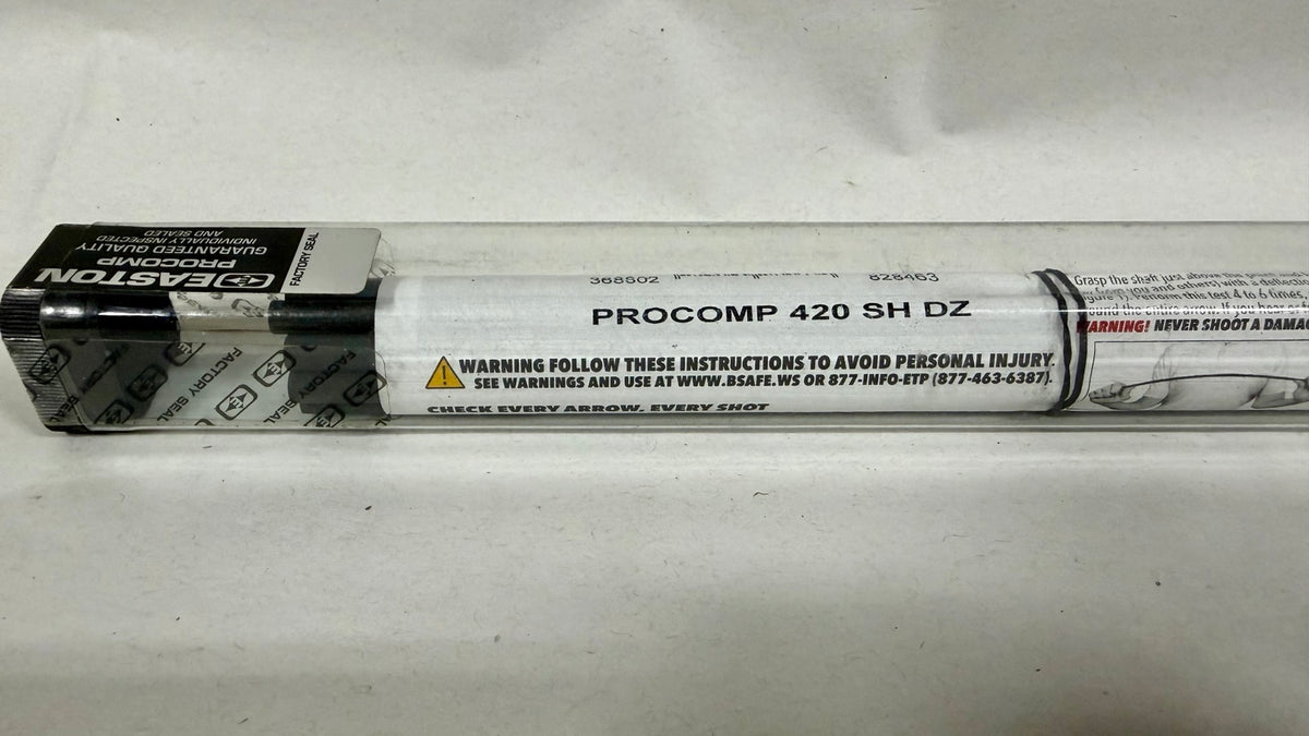 Easton ProComp 420 spine — original package label